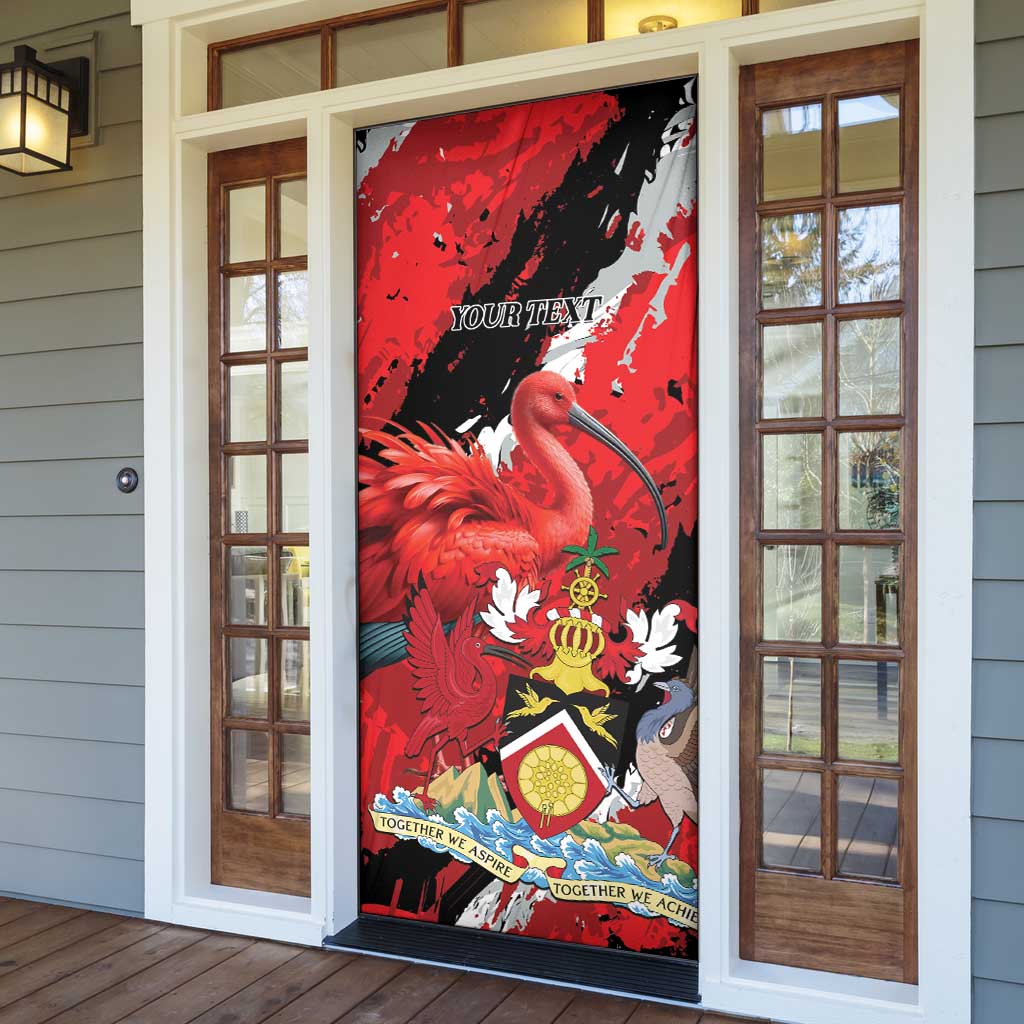 Personalized Trinidad And Tobago Scarlet Ibis Door Cover Special Stylized - Wonder Print Shop