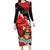 Personalized Trinidad And Tobago Scarlet Ibis Family Matching Long Sleeve Bodycon Dress and Hawaiian Shirt Special Stylized - Wonder Print Shop