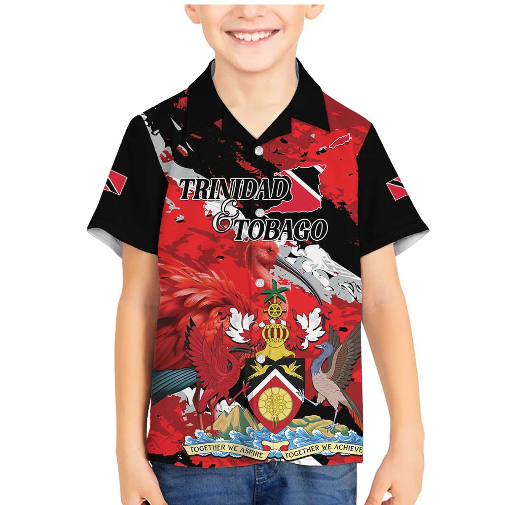 Personalized Trinidad And Tobago Scarlet Ibis Family Matching Mermaid Dress and Hawaiian Shirt Special Stylized - Wonder Print Shop