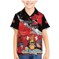 Personalized Trinidad And Tobago Scarlet Ibis Family Matching Mermaid Dress and Hawaiian Shirt Special Stylized - Wonder Print Shop