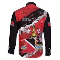 Personalized Trinidad And Tobago Scarlet Ibis Family Matching Off The Shoulder Long Sleeve Dress and Hawaiian Shirt Special Stylized - Wonder Print Shop