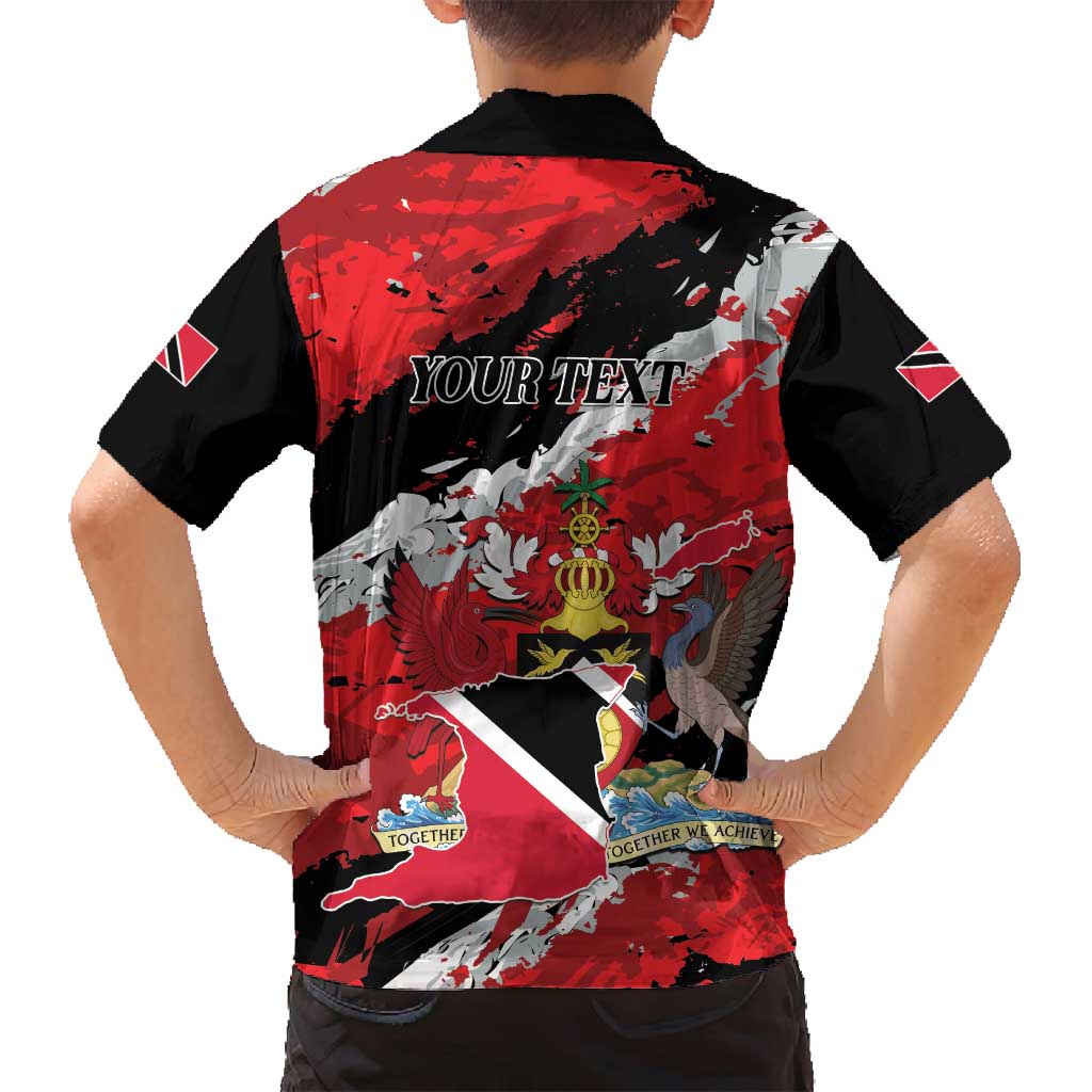 Personalized Trinidad And Tobago Scarlet Ibis Family Matching Off Shoulder Short Dress and Hawaiian Shirt Special Stylized - Wonder Print Shop