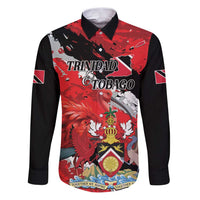 Personalized Trinidad And Tobago Scarlet Ibis Family Matching Puletasi and Hawaiian Shirt Special Stylized - Wonder Print Shop