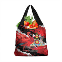 Trinidad And Tobago Scarlet Ibis Grocery Bag Special Stylized - Wonder Print Shop