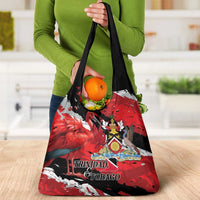 Trinidad And Tobago Scarlet Ibis Grocery Bag Special Stylized - Wonder Print Shop