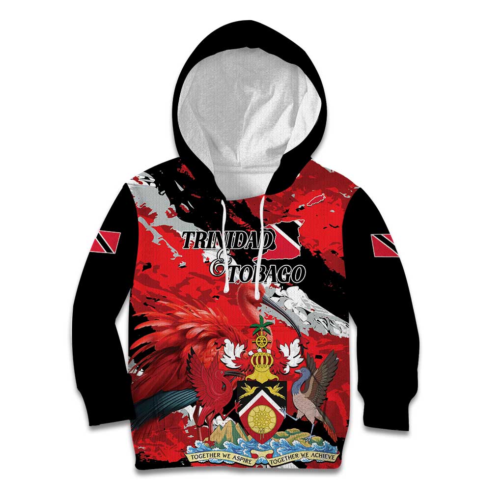 Personalized Trinidad And Tobago Scarlet Ibis Kid Hoodie Special Stylized - Wonder Print Shop