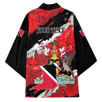 Personalized Trinidad And Tobago Scarlet Ibis Kimono Special Stylized - Wonder Print Shop