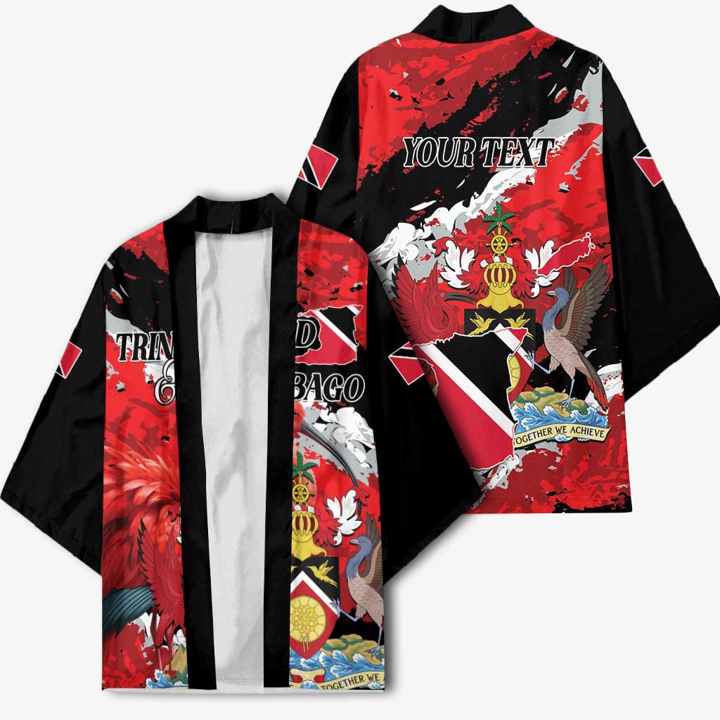 Personalized Trinidad And Tobago Scarlet Ibis Kimono Special Stylized - Wonder Print Shop