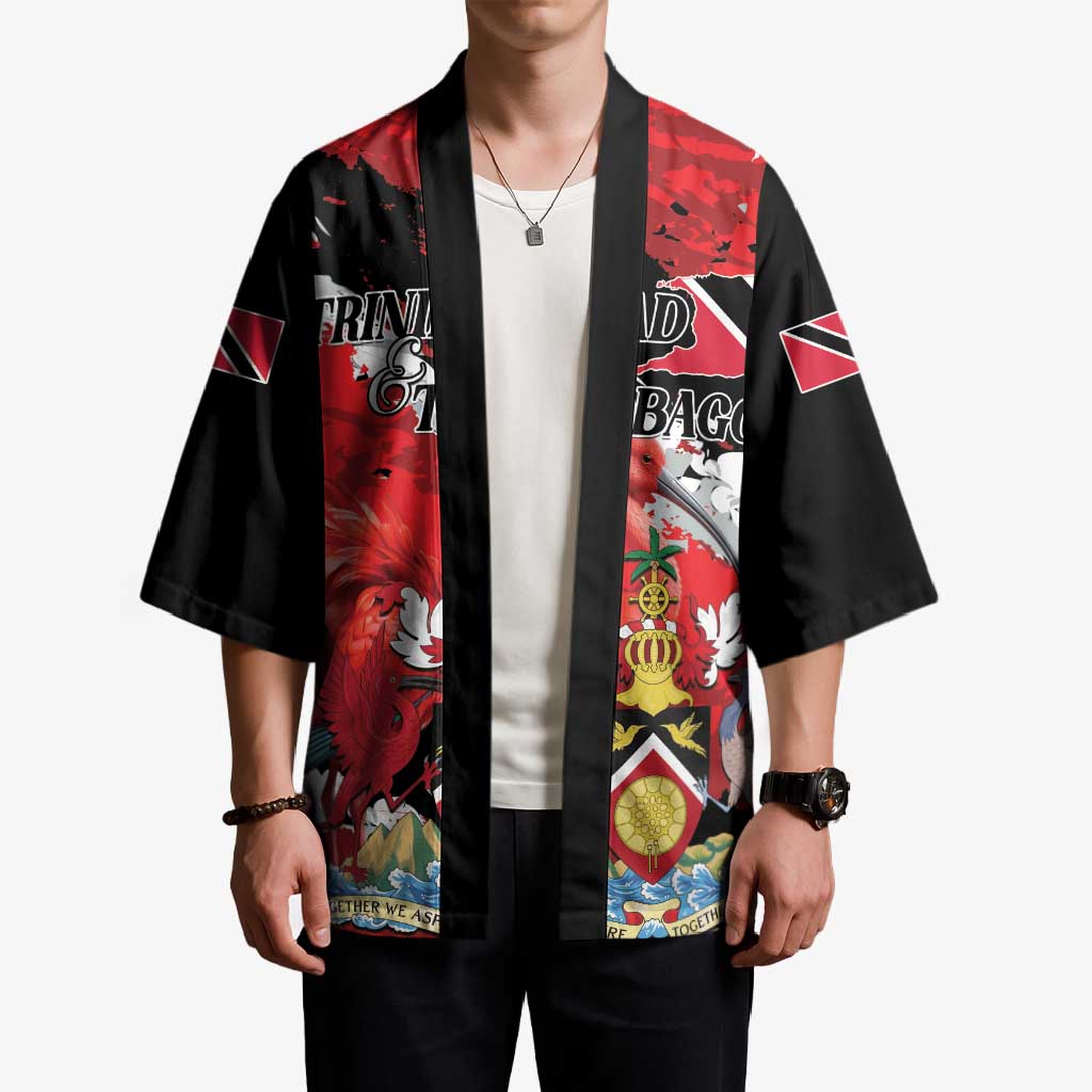 Personalized Trinidad And Tobago Scarlet Ibis Kimono Special Stylized - Wonder Print Shop