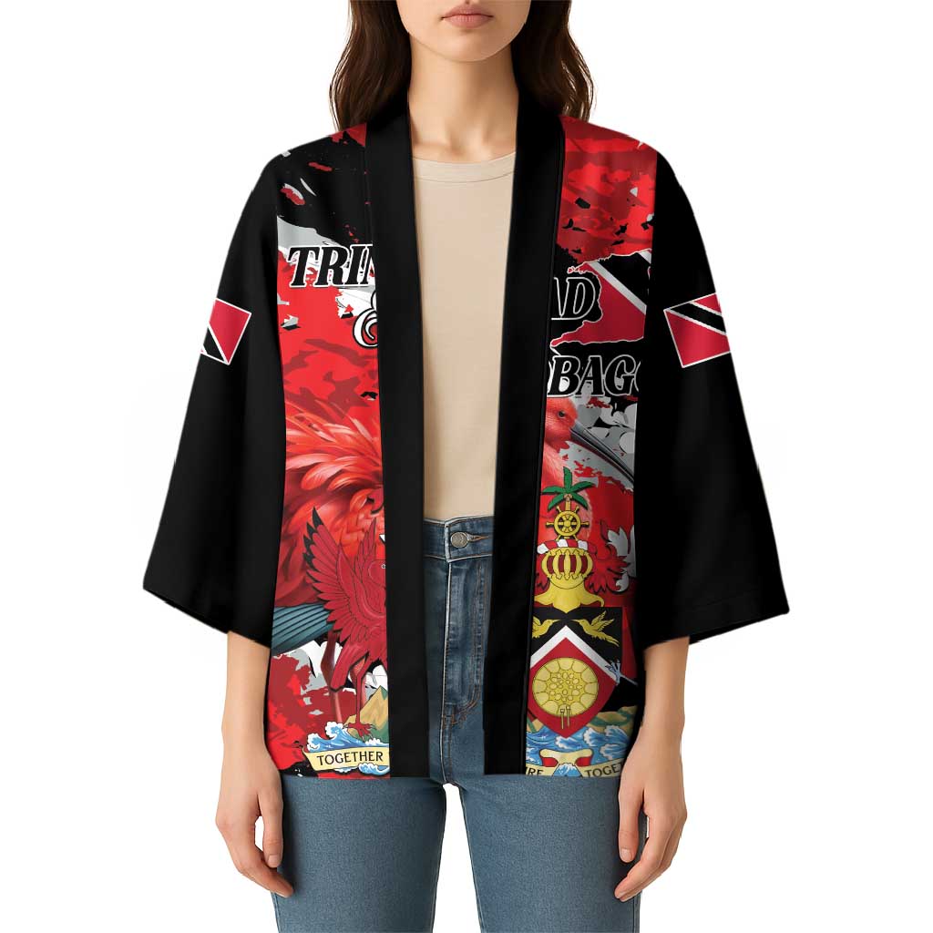 Personalized Trinidad And Tobago Scarlet Ibis Kimono Special Stylized - Wonder Print Shop