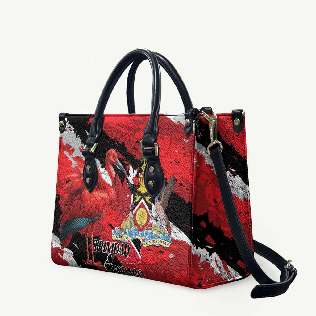 Trinidad And Tobago Scarlet Ibis Leather Bag Special Stylized - Wonder Print Shop