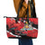 Trinidad And Tobago Scarlet Ibis Leather Tote Bag Special Stylized - Wonder Print Shop