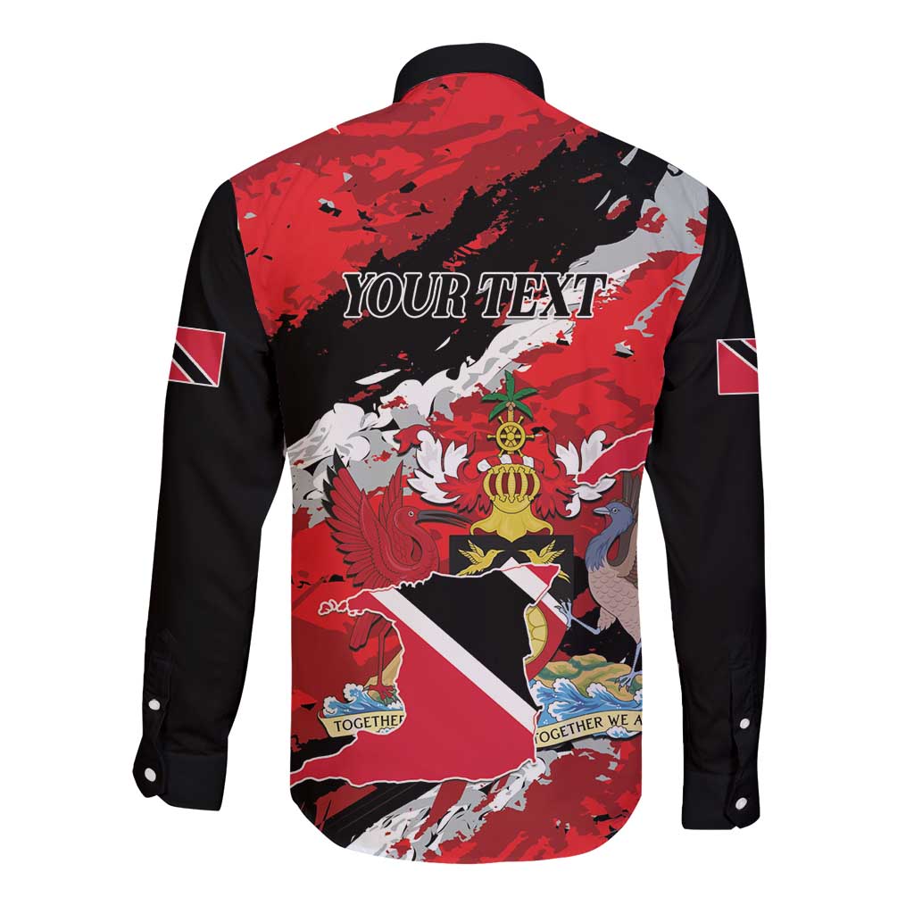 Personalized Trinidad And Tobago Scarlet Ibis Long Sleeve Button Shirt Special Stylized - Wonder Print Shop