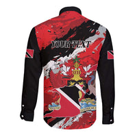 Personalized Trinidad And Tobago Scarlet Ibis Long Sleeve Button Shirt Special Stylized - Wonder Print Shop
