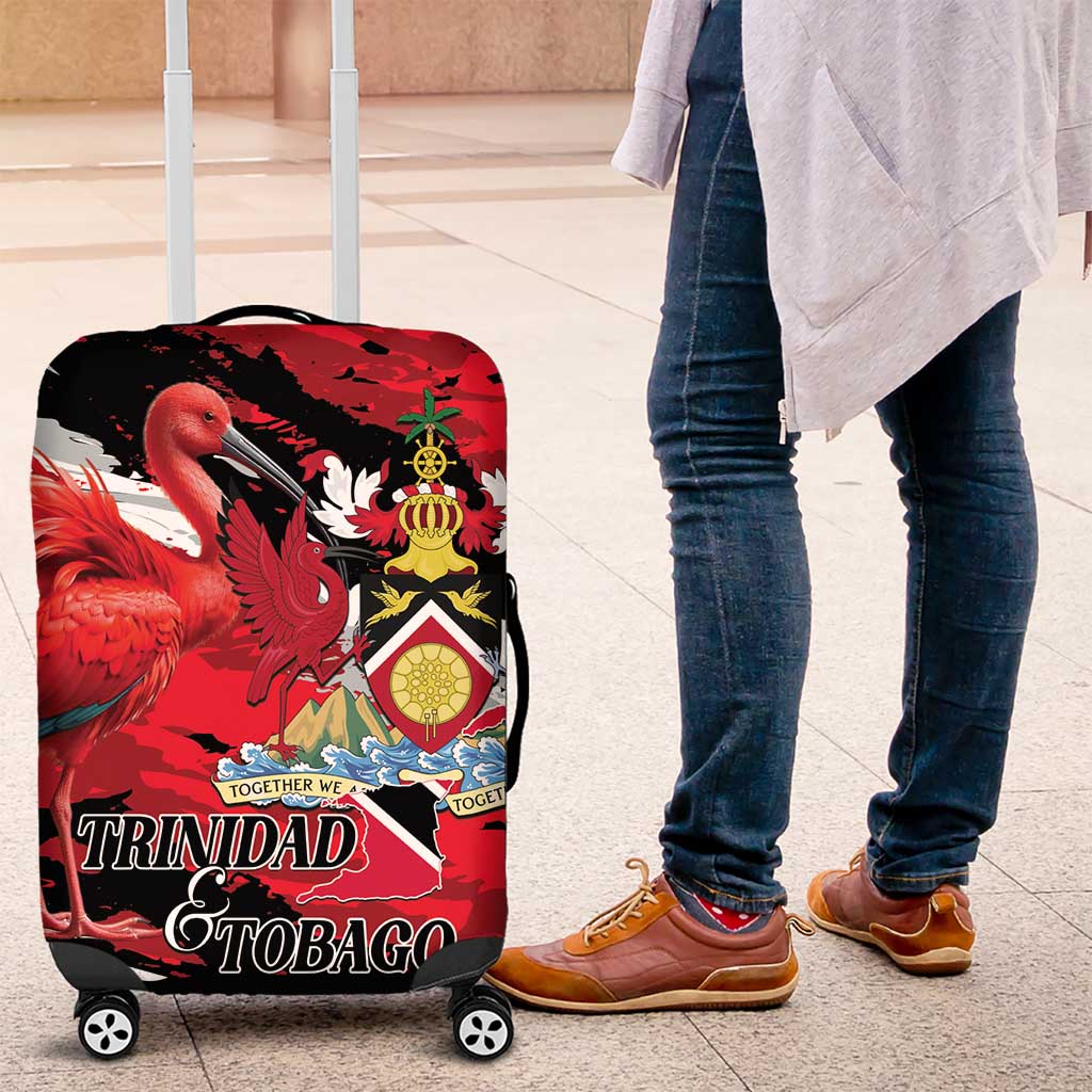 Trinidad And Tobago Scarlet Ibis Luggage Cover Special Stylized - Wonder Print Shop