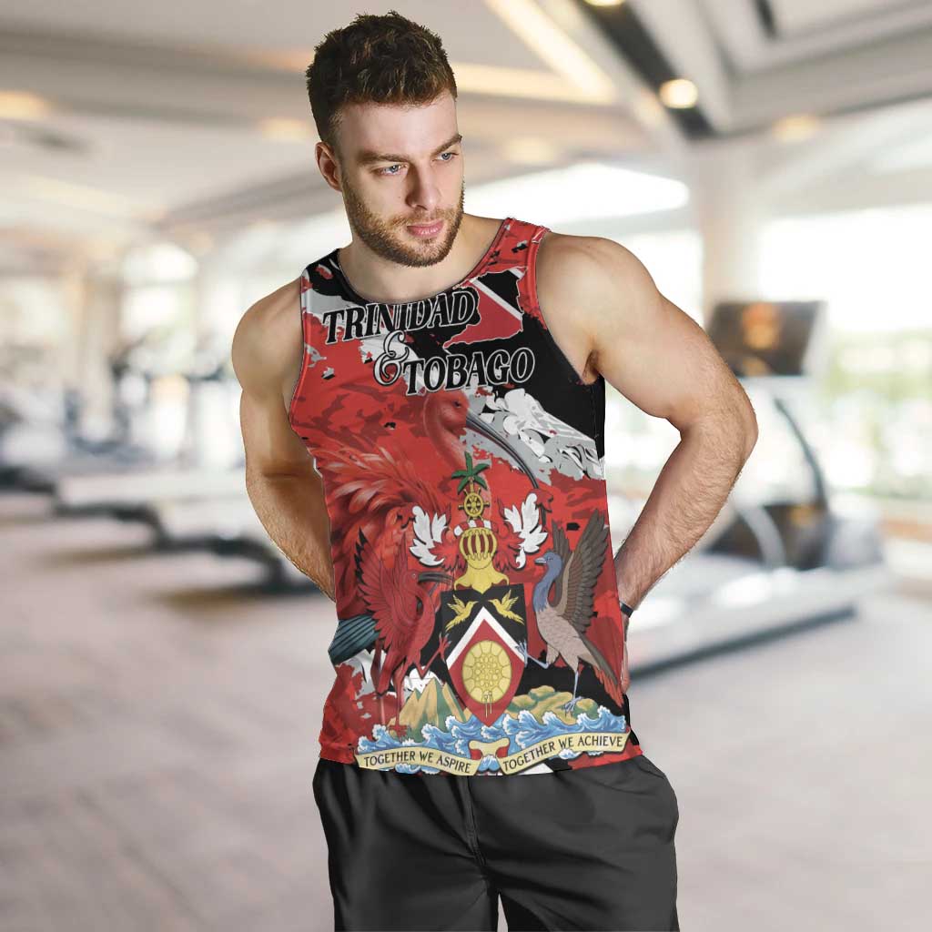 Personalized Trinidad And Tobago Scarlet Ibis Men Tank Top Special Stylized - Wonder Print Shop