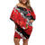 Personalized Trinidad And Tobago Scarlet Ibis Off Shoulder Short Dress Special Stylized - Wonder Print Shop