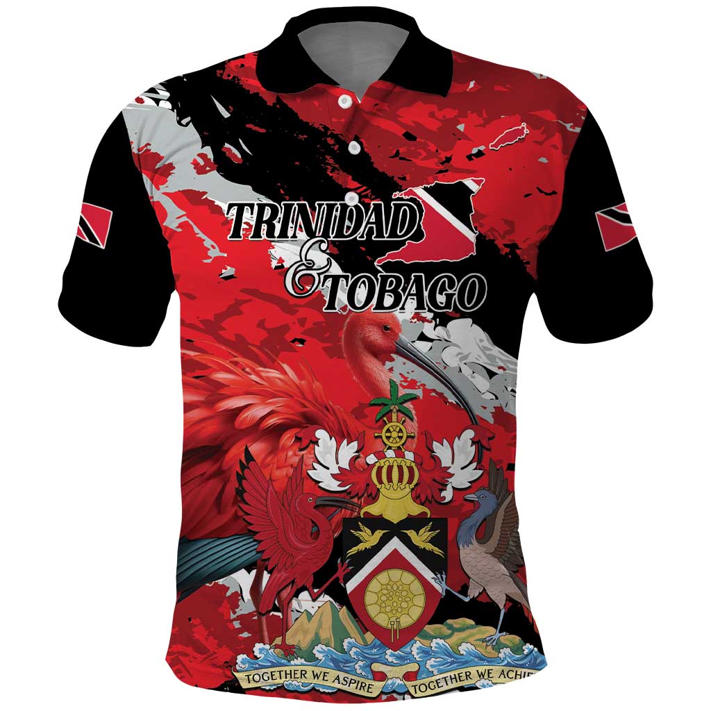 Personalized Trinidad And Tobago Scarlet Ibis Polo Shirt Special Stylized - Wonder Print Shop