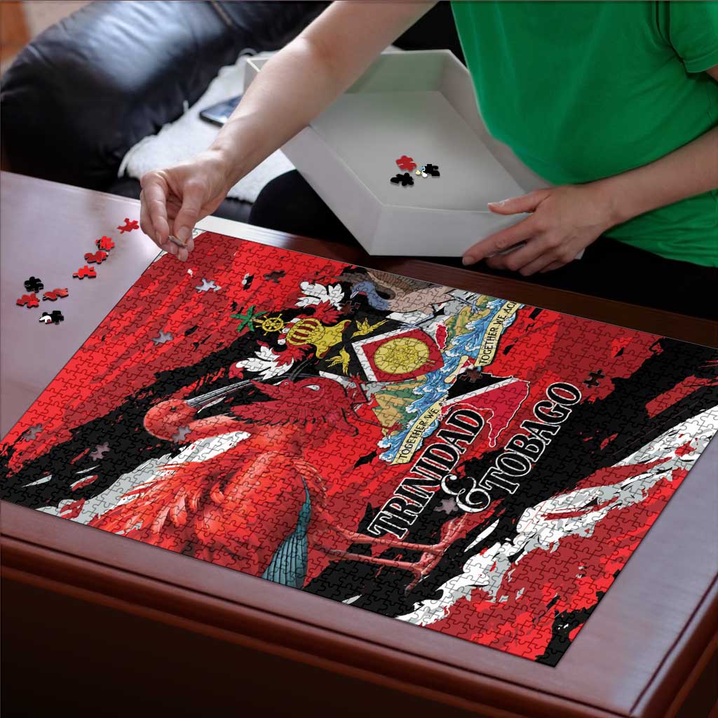 Trinidad And Tobago Scarlet Ibis Puzzle Special Stylized - Wonder Print Shop
