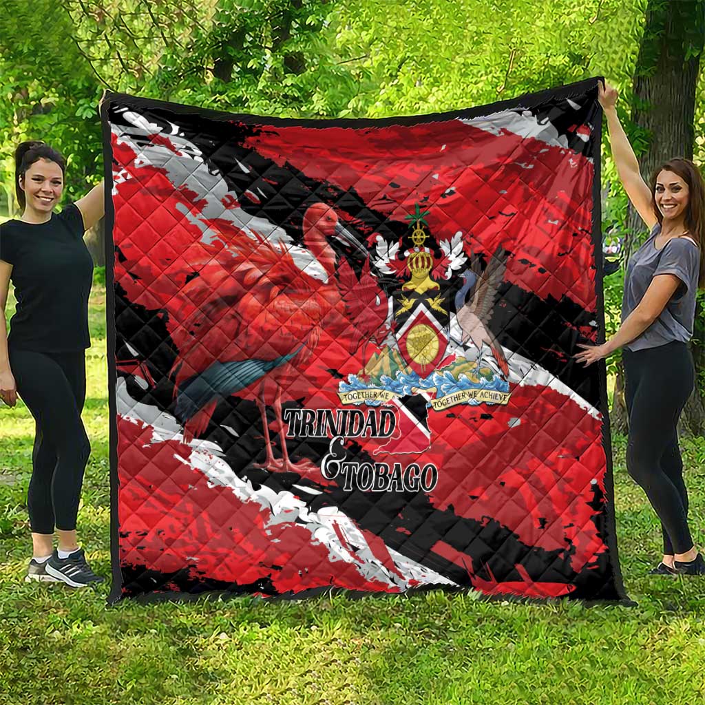Trinidad And Tobago Scarlet Ibis Quilt Special Stylized - Wonder Print Shop