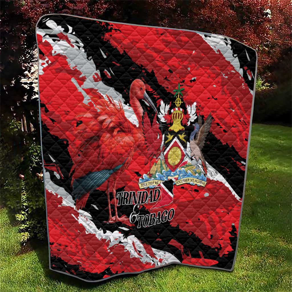 Trinidad And Tobago Scarlet Ibis Quilt Special Stylized - Wonder Print Shop