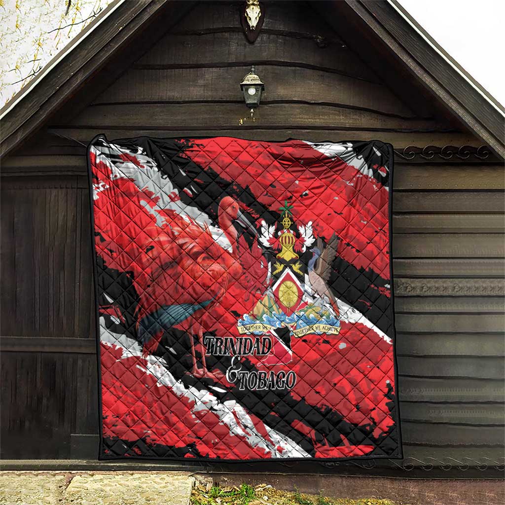 Trinidad And Tobago Scarlet Ibis Quilt Special Stylized - Wonder Print Shop