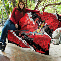 Trinidad And Tobago Scarlet Ibis Quilt Special Stylized - Wonder Print Shop