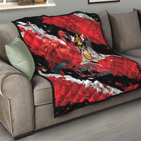 Trinidad And Tobago Scarlet Ibis Quilt Special Stylized - Wonder Print Shop