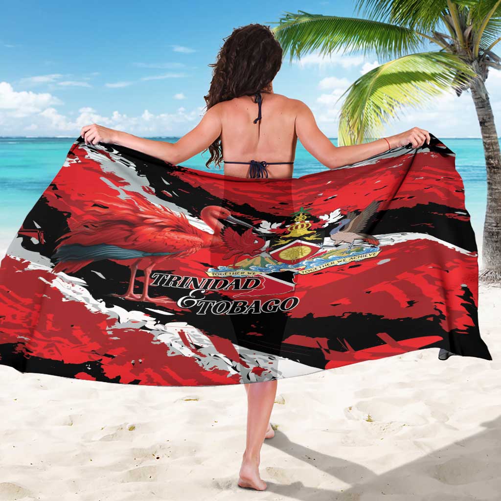 Trinidad And Tobago Scarlet Ibis Sarong Special Stylized - Wonder Print Shop