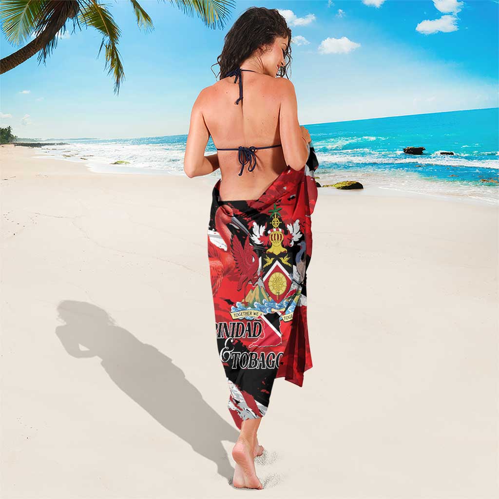 Trinidad And Tobago Scarlet Ibis Sarong Special Stylized - Wonder Print Shop