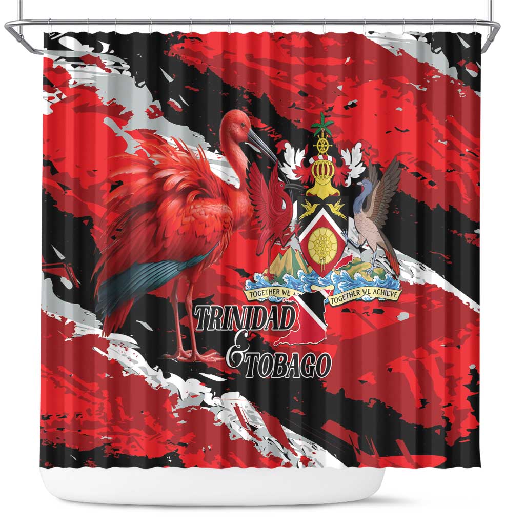 Trinidad And Tobago Scarlet Ibis Shower Curtain Special Stylized - Wonder Print Shop