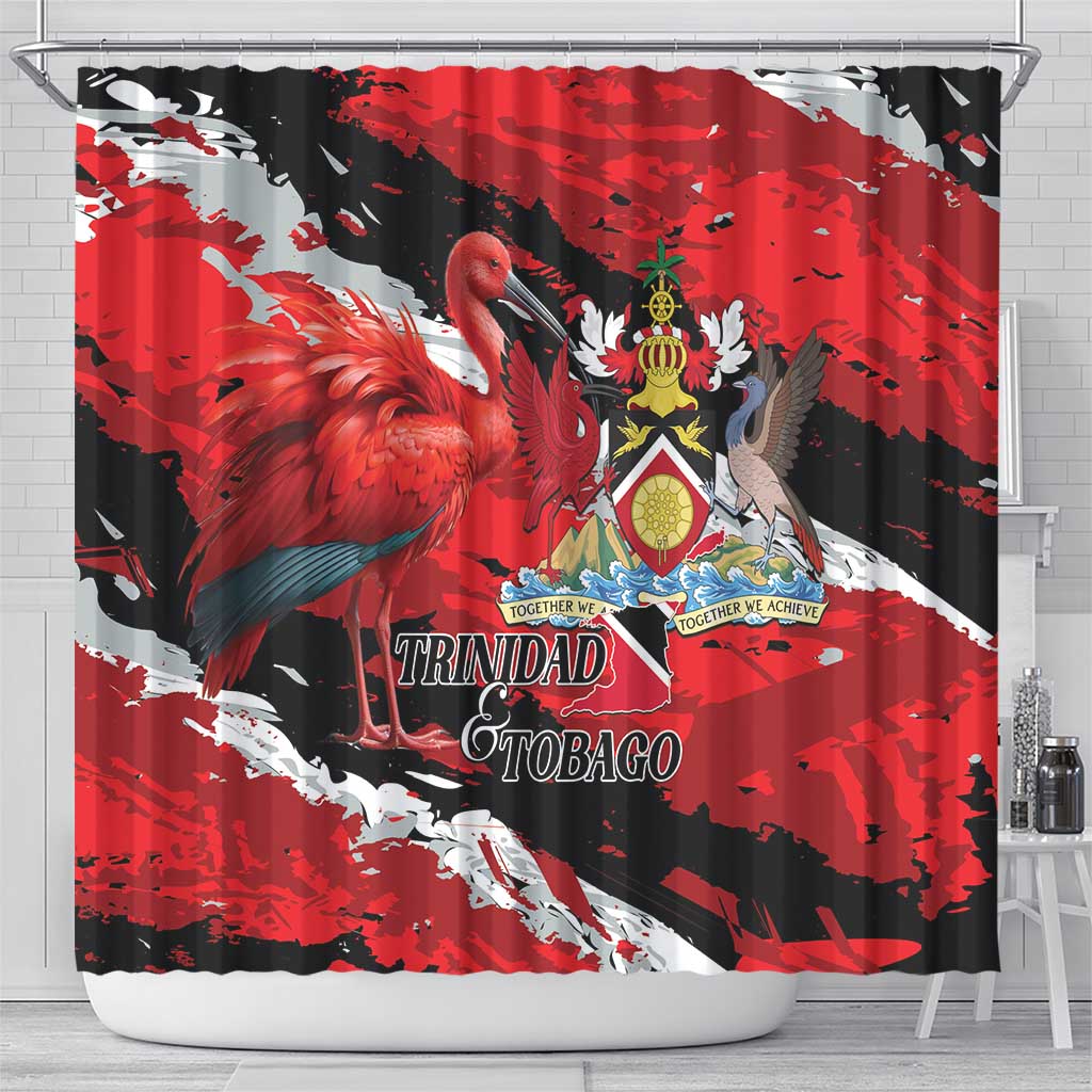 Trinidad And Tobago Scarlet Ibis Shower Curtain Special Stylized - Wonder Print Shop