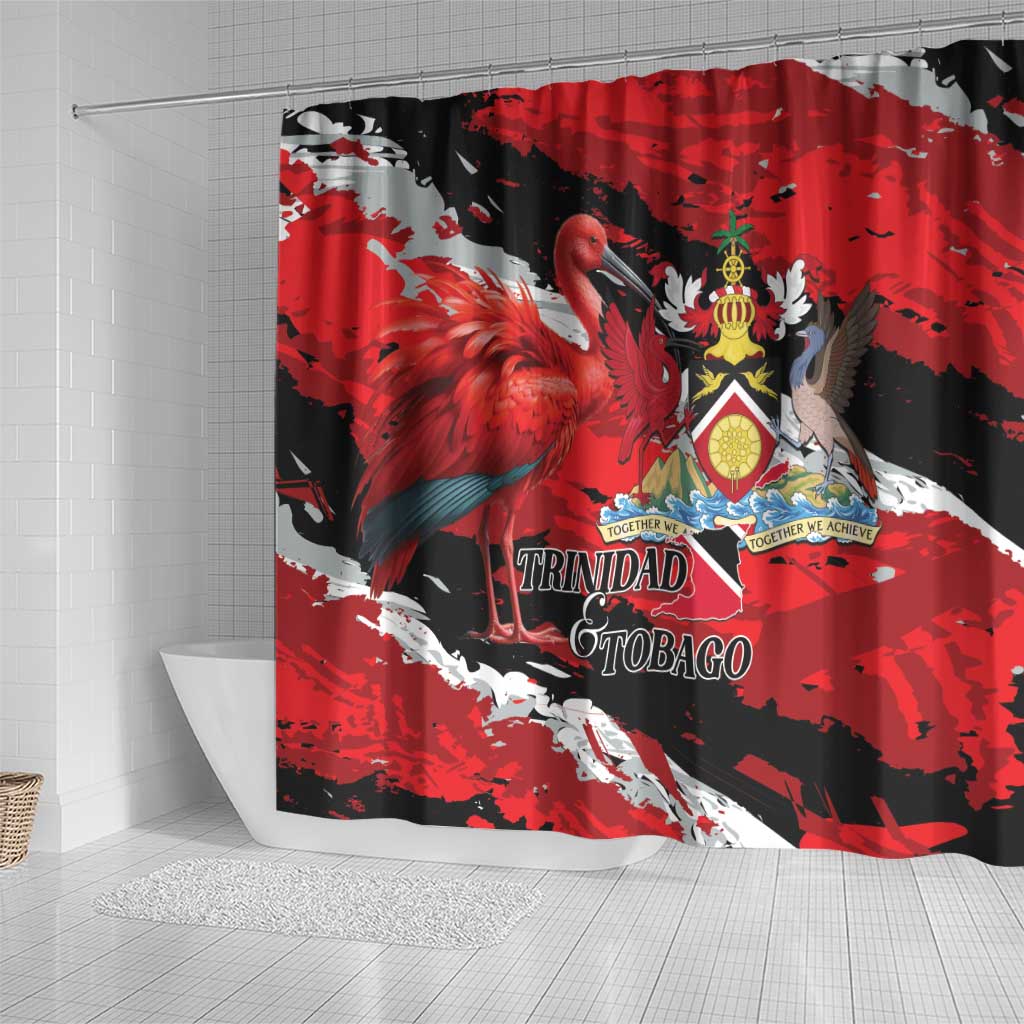 Trinidad And Tobago Scarlet Ibis Shower Curtain Special Stylized - Wonder Print Shop