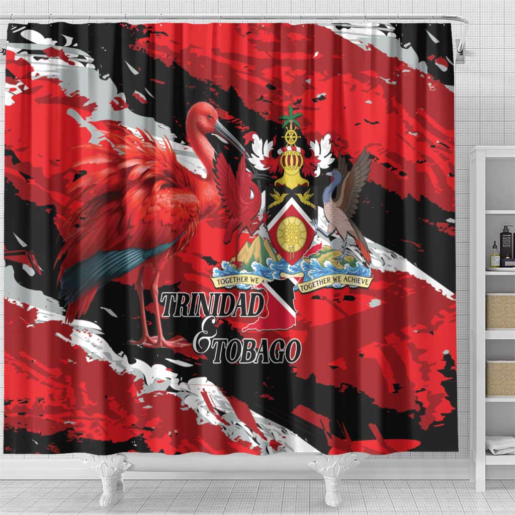 Trinidad And Tobago Scarlet Ibis Shower Curtain Special Stylized - Wonder Print Shop