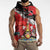 Personalized Trinidad And Tobago Scarlet Ibis Sleeveless Hoodie Special Stylized - Wonder Print Shop