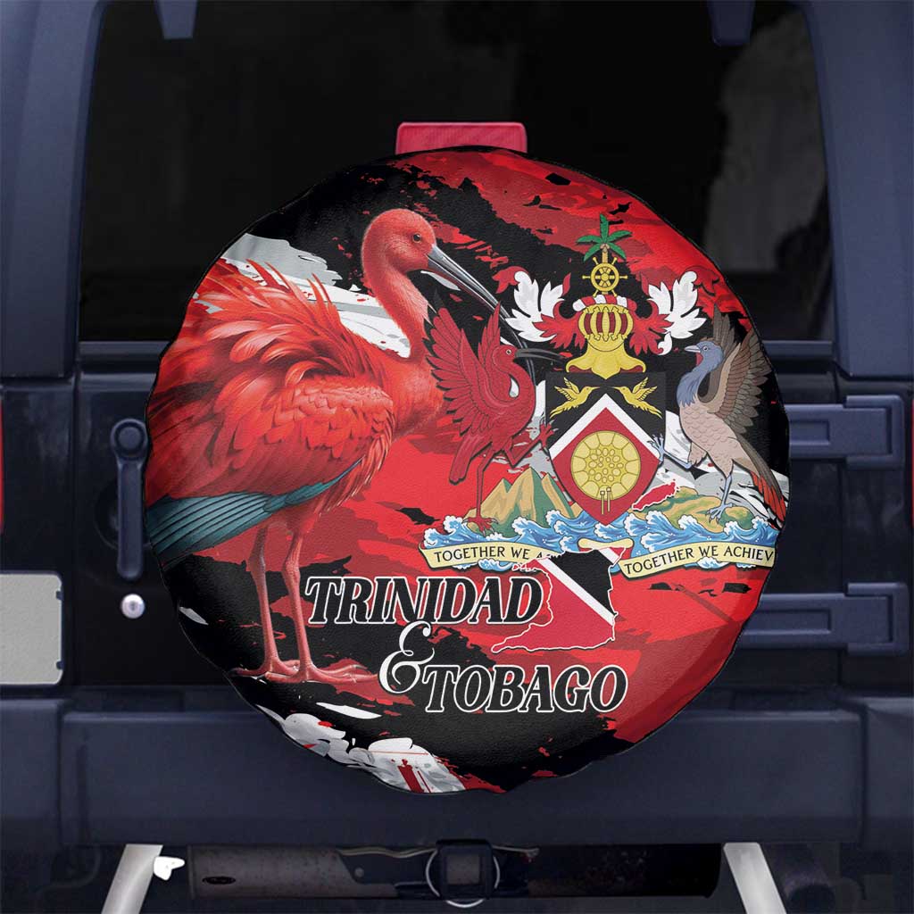 Trinidad And Tobago Scarlet Ibis Spare Tire Cover Special Stylized - Wonder Print Shop