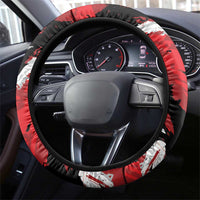 Trinidad And Tobago Scarlet Ibis Steering Wheel Cover Special Stylized - Wonder Print Shop