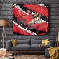 Trinidad And Tobago Scarlet Ibis Tapestry Special Stylized - Wonder Print Shop