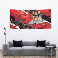 Trinidad And Tobago Scarlet Ibis Tapestry Special Stylized - Wonder Print Shop