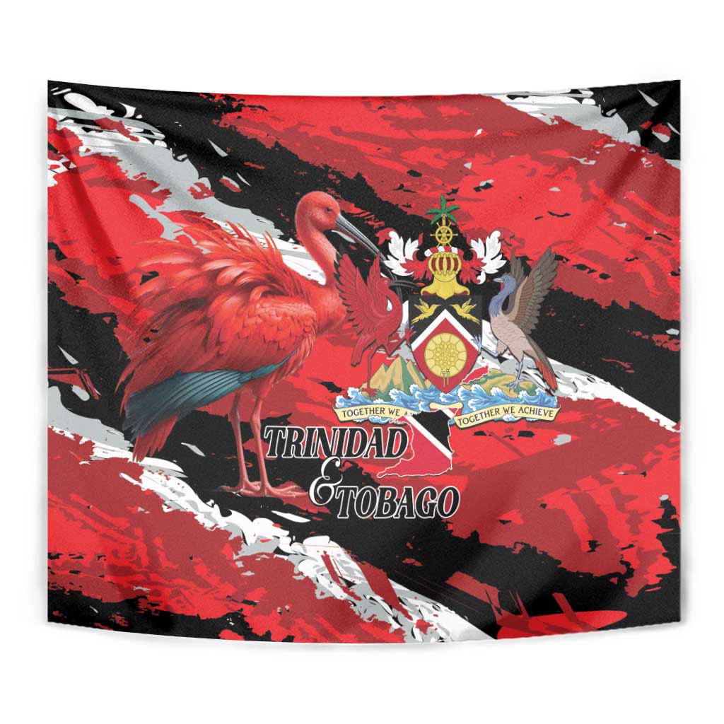 Trinidad And Tobago Scarlet Ibis Tapestry Special Stylized - Wonder Print Shop