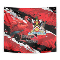 Trinidad And Tobago Scarlet Ibis Tapestry Special Stylized - Wonder Print Shop