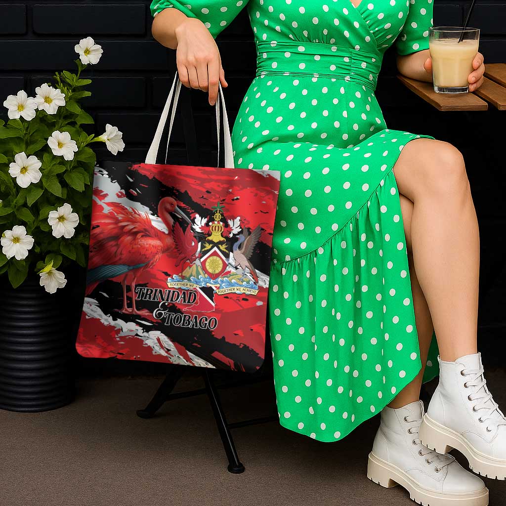 Trinidad And Tobago Scarlet Ibis Tote Bag Special Stylized - Wonder Print Shop