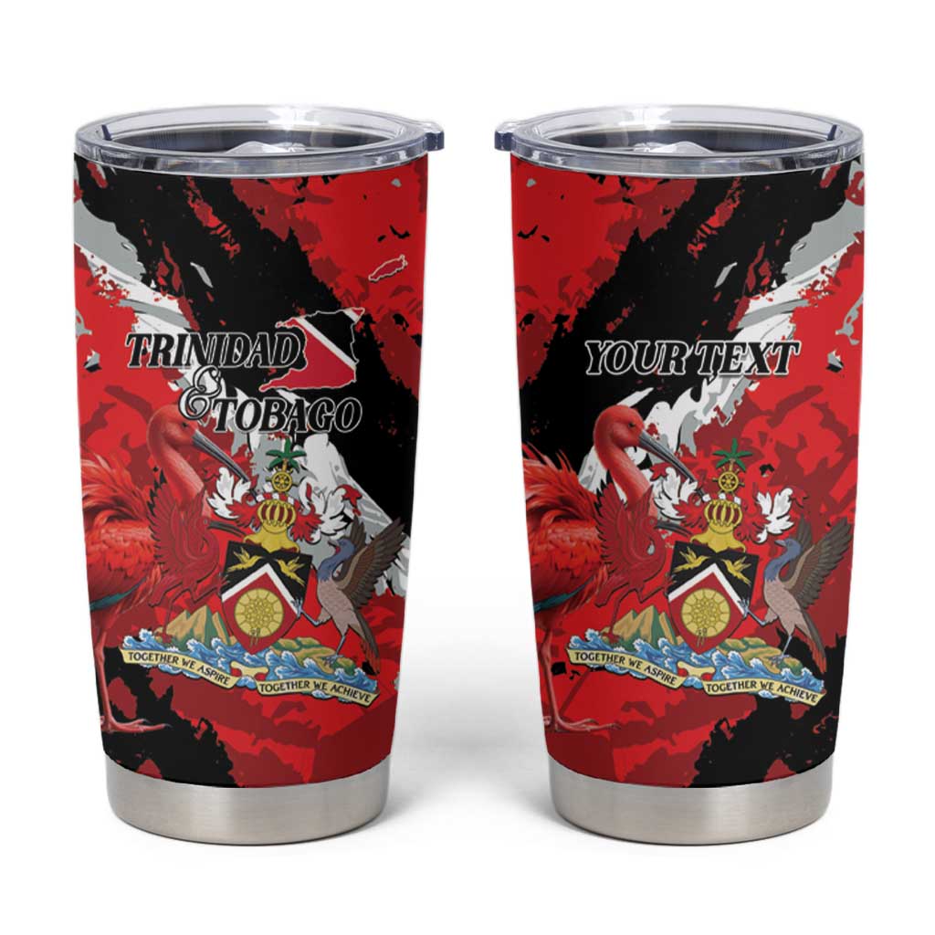 Personalized Trinidad And Tobago Scarlet Ibis Tumbler Cup Special Stylized - Wonder Print Shop