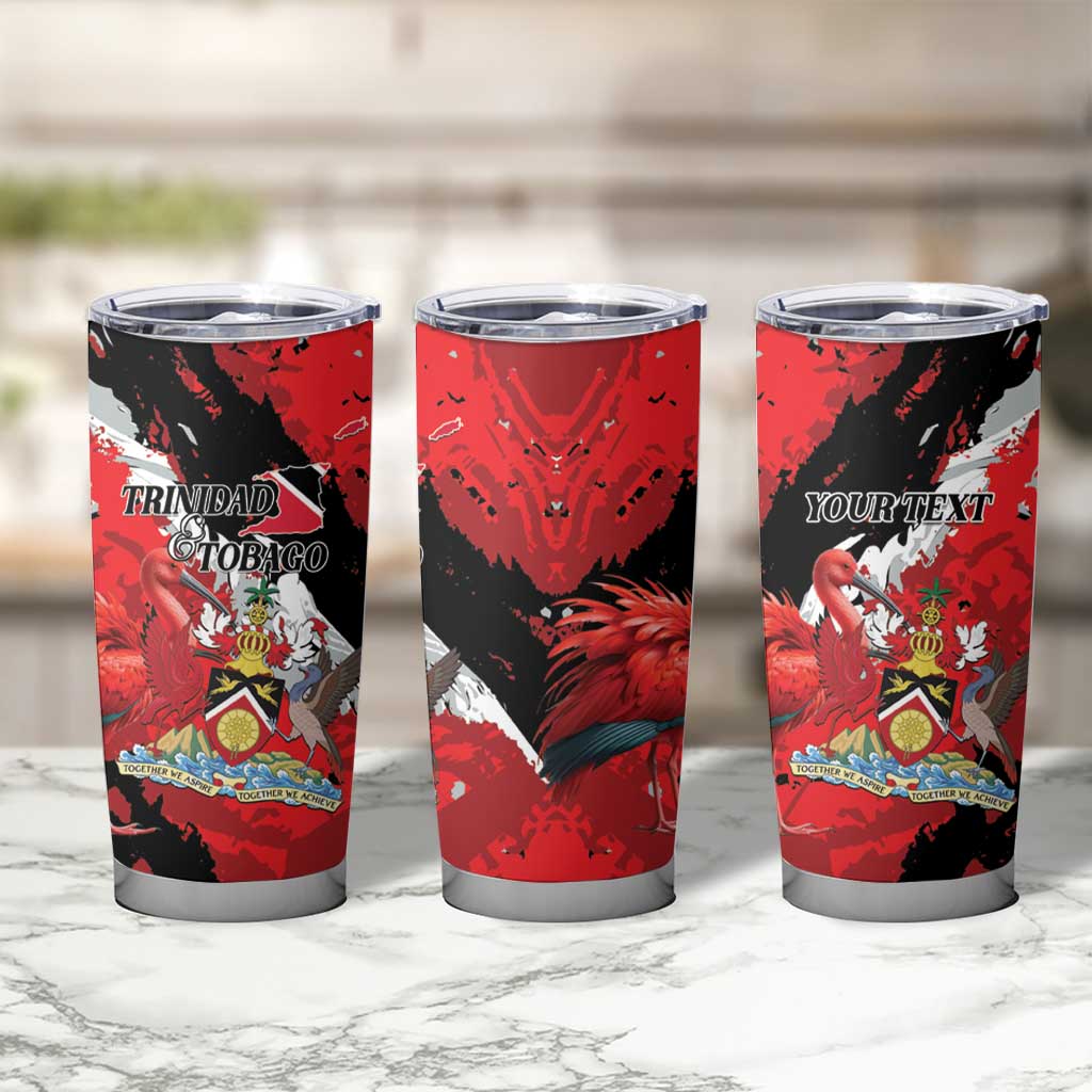 Personalized Trinidad And Tobago Scarlet Ibis Tumbler Cup Special Stylized - Wonder Print Shop
