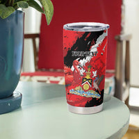 Personalized Trinidad And Tobago Scarlet Ibis Tumbler Cup Special Stylized - Wonder Print Shop