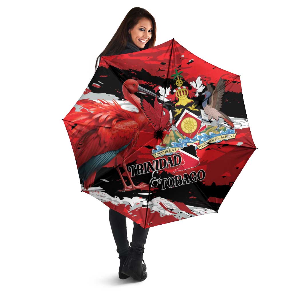 Trinidad And Tobago Scarlet Ibis Umbrella Special Stylized - Wonder Print Shop