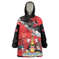 Personalized Trinidad And Tobago Scarlet Ibis Wearable Blanket Hoodie Special Stylized - Wonder Print Shop