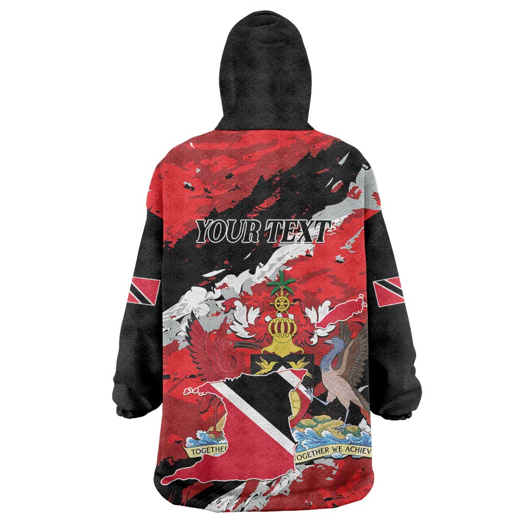 Personalized Trinidad And Tobago Scarlet Ibis Wearable Blanket Hoodie Special Stylized - Wonder Print Shop