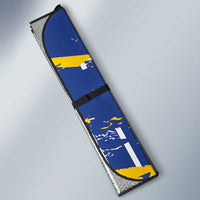 Uruguay 200th Independence Day Auto Sun Shade Sol de Mayo Grunge Stylized - Wonder Print Shop