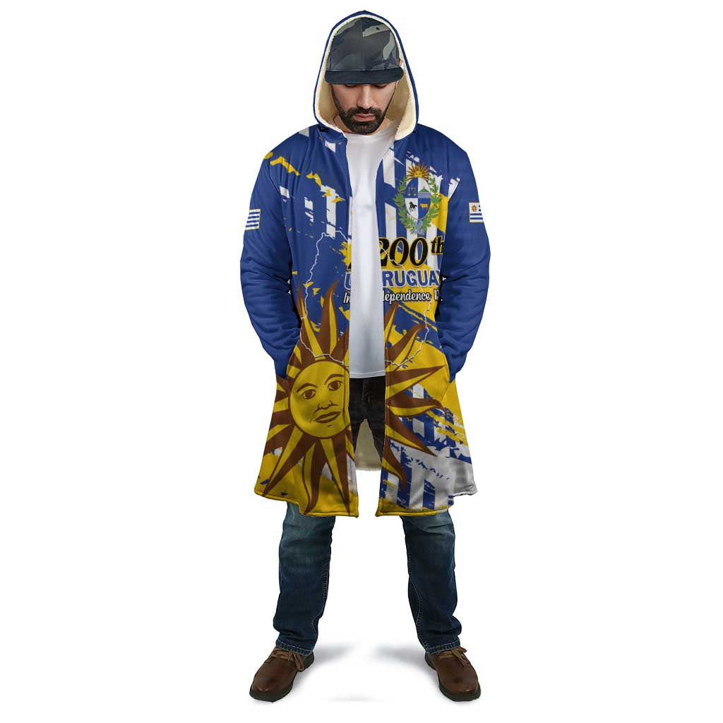 Personalized Uruguay 200th Independence Day Cloak Sol de Mayo Grunge Stylized - Wonder Print Shop